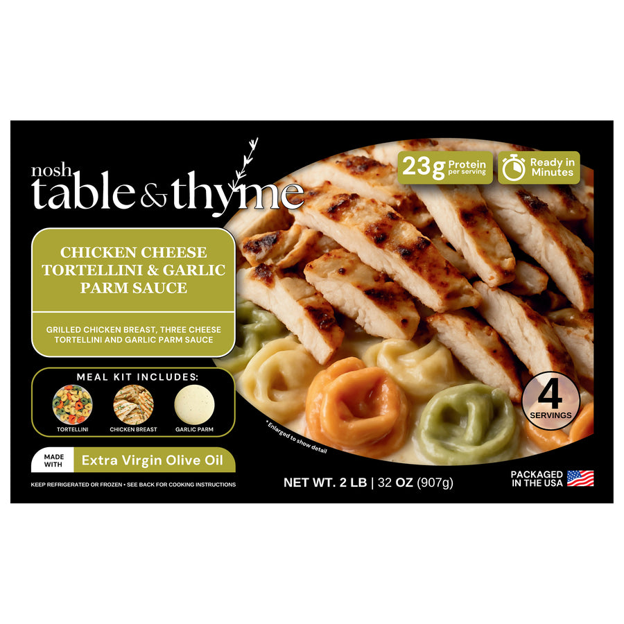 Chicken Cheese Tortellini & Garlic Parm Sauce