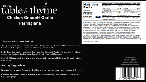 Chicken Gnocchi Garlic Parmigiana