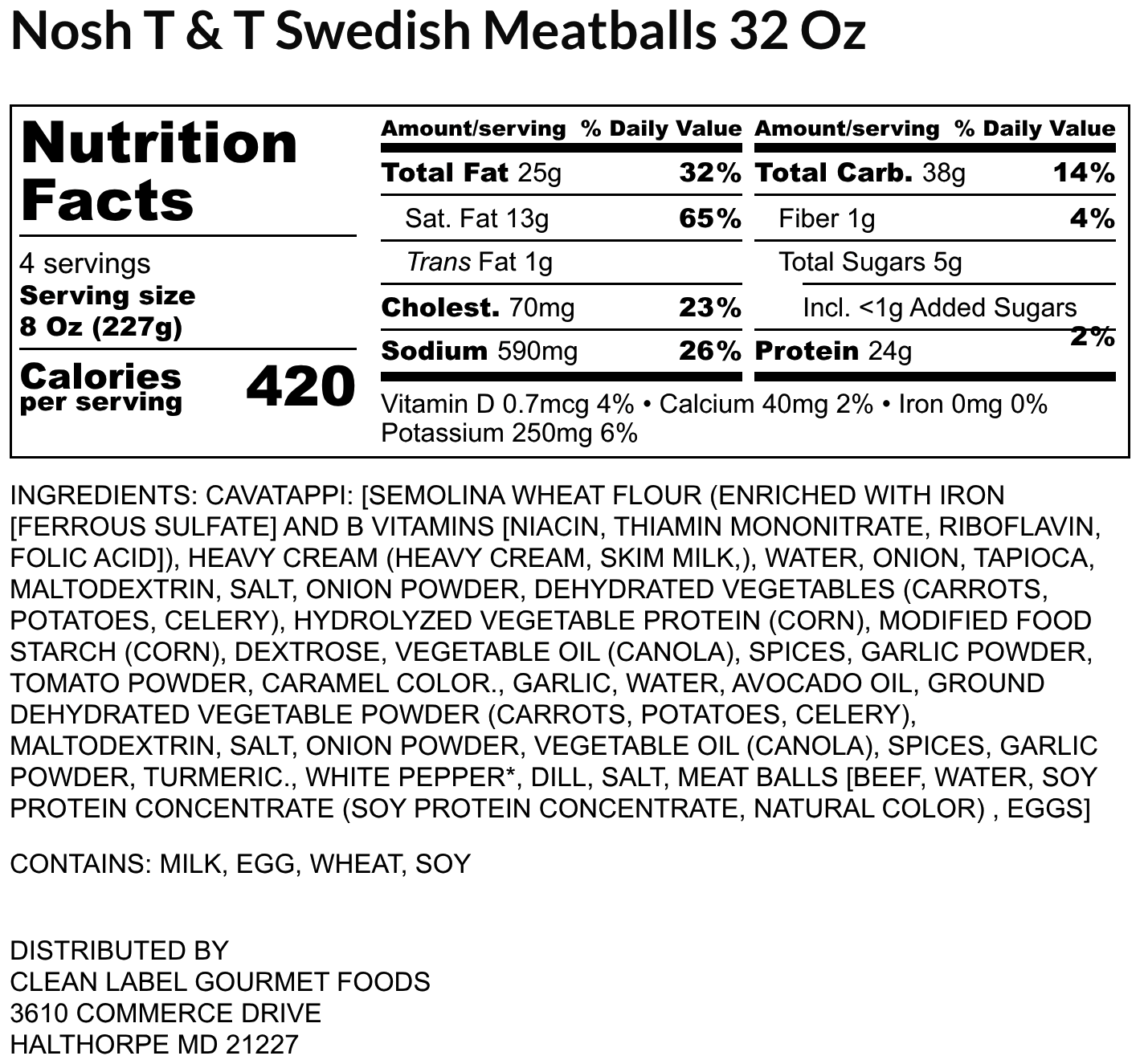 Swedish Style Meatballs
