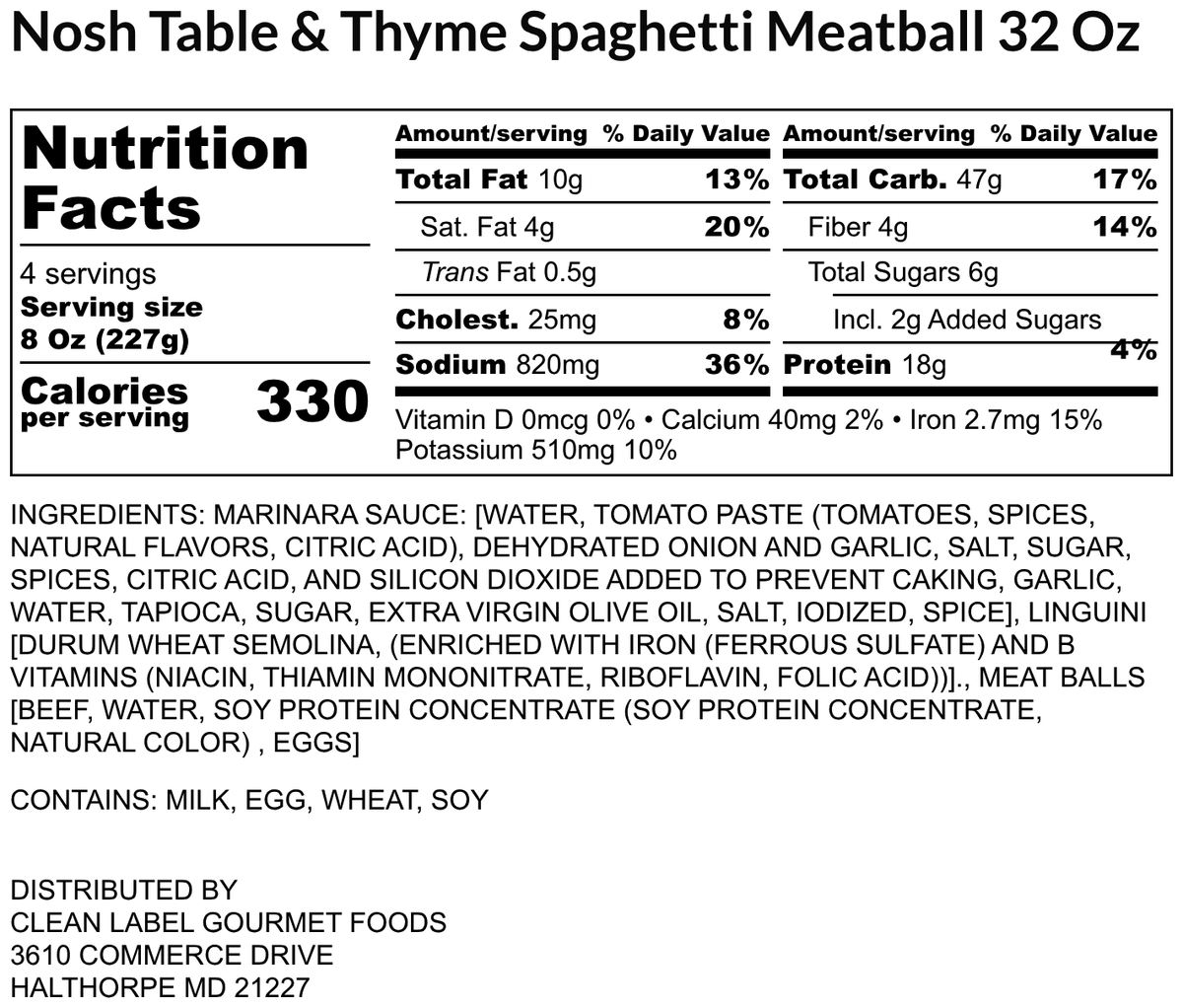 Spaghetti Meatballs
