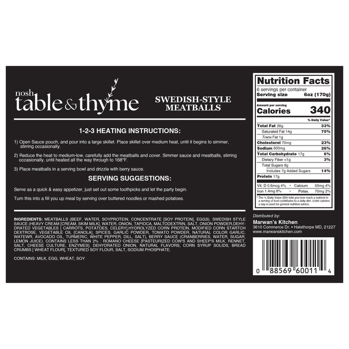 Swedish Style Meatballs – alt view