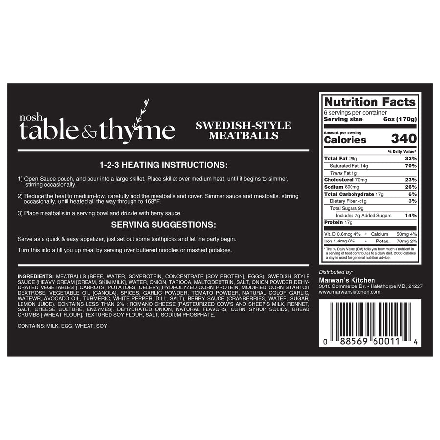 Swedish Style Meatballs